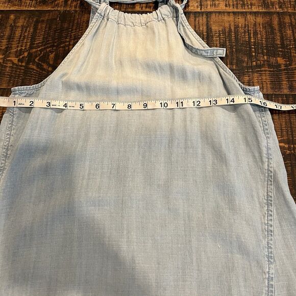 Anthropologie Cloth & Stone Womens Dress Size XS High Tide Halter Blue Ombre - Picture 3 of 6
